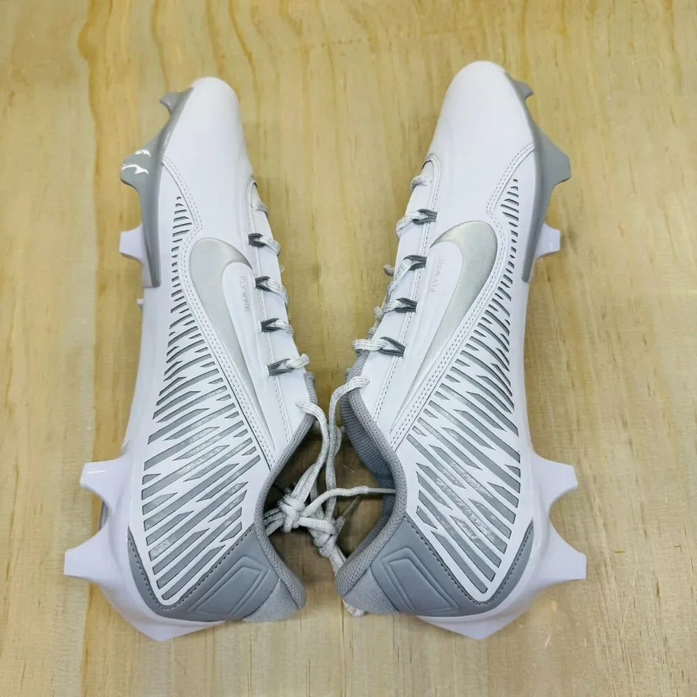 NEW Nike Vapor Edge 360 VC Football Cleats White Silver sz 14 DO6294-100